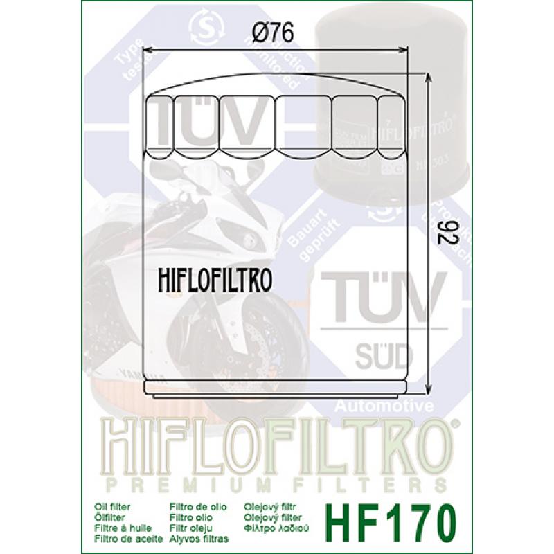 Фильтр масляный HF170B Black